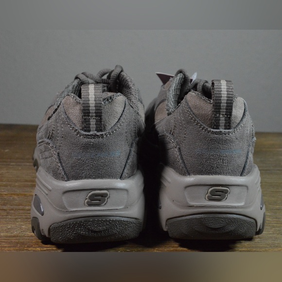 Skechers D'Lites Biggest Fan Shoes Womens Sz 6.5 Brown Sneakers READ - Picture 6 of 14